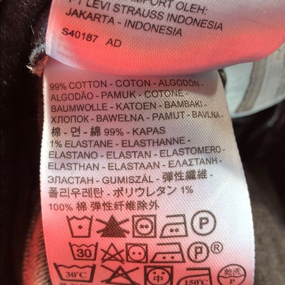 Levi’s 711 Skinny Distressed Raw Hem Jeans size 27 - Picture 7 of 7